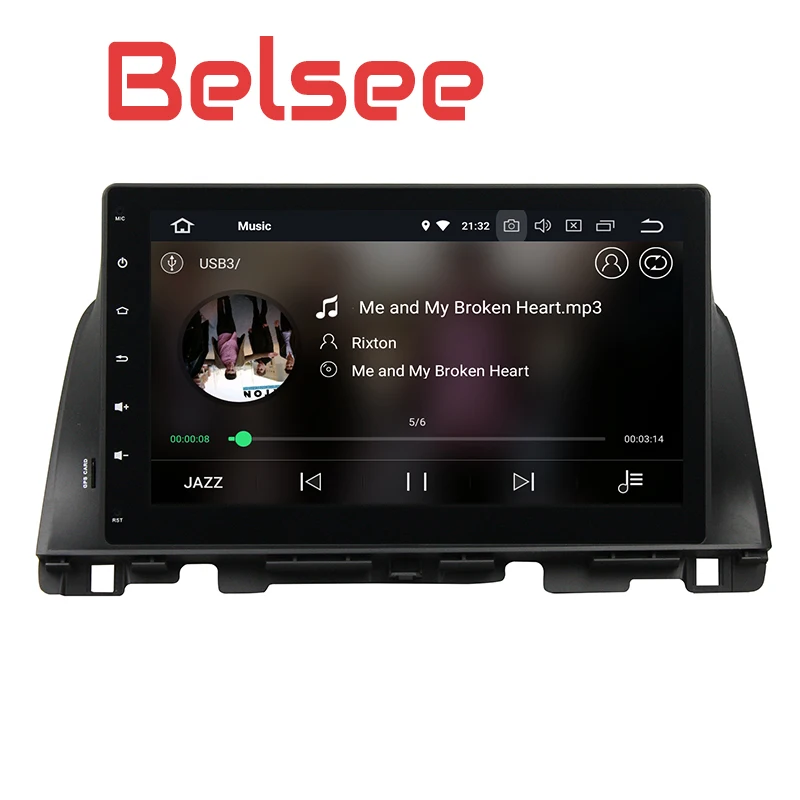 Автомагнитола Belsee 10 1 дюйма 4 + 32 ГБ Android 8 GPS Bluetooth WiFi|Автомагнитолы| |