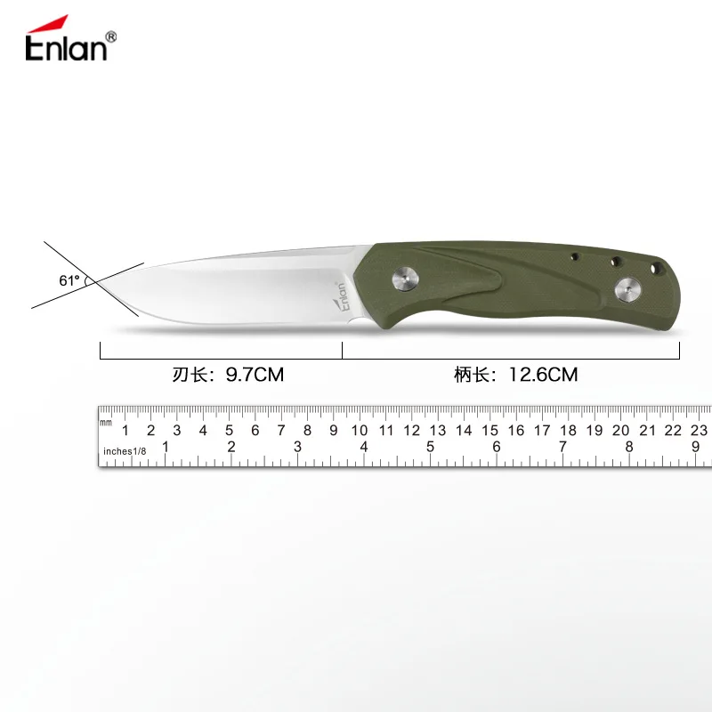 Enlan EG002 фиксированный нож 8CR13mov лезвие боевой прямой нож Открытый Кемпинг выживания тактическое назначение EDC нож для резки