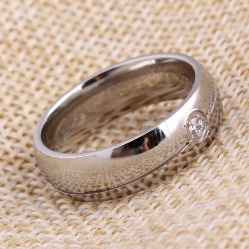 Alibaba-Express обручальные кольца для женщин и мужчин ширина 6 мм посеребренное кольцо