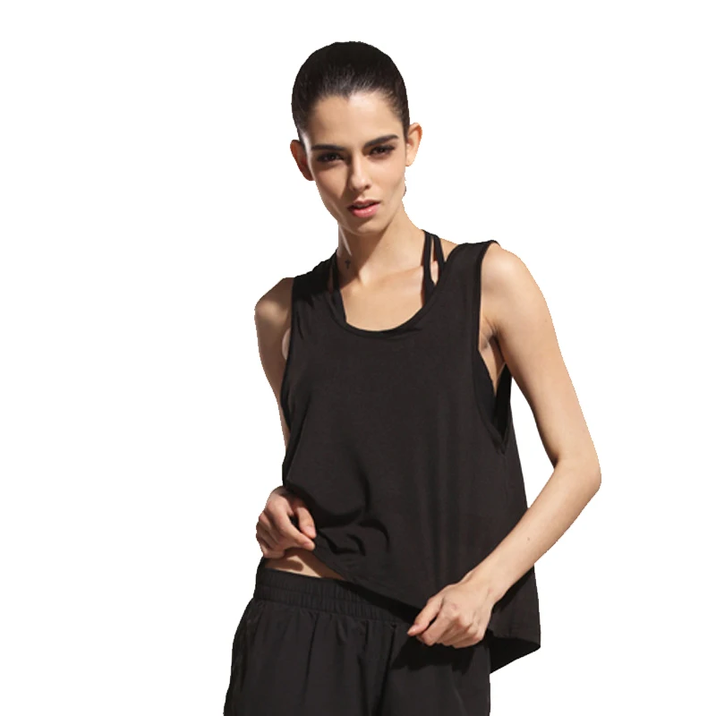 Besgo Сексуальная женская спортивная майка без рукавов с открытой спиной