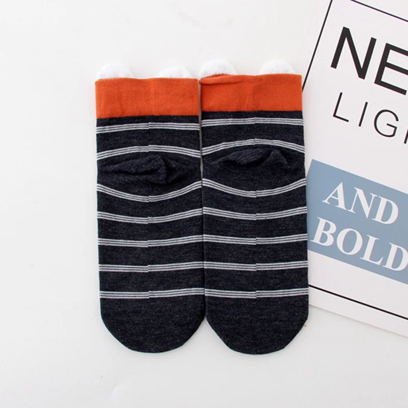 Милые носки [EIOISAPRA] с рисунком панды/мопса женские мультяшными животными забавные