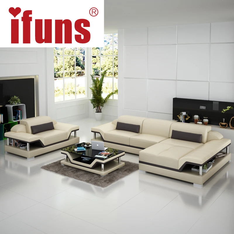 IFUNS salon furniture manufacturer modern design living roomleather sofa set top grain italian black&ampbrown&ampwhite&amporange&ampleather |