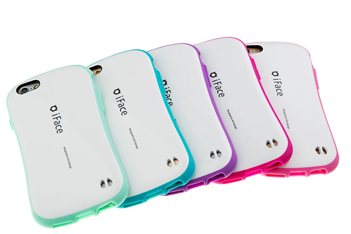 Korea Style iface Case For Apple iPhone 5 5S Cases Shock Absorbing PC Hard + Silicone Cover for SE Back Phone Bag | Мобильные