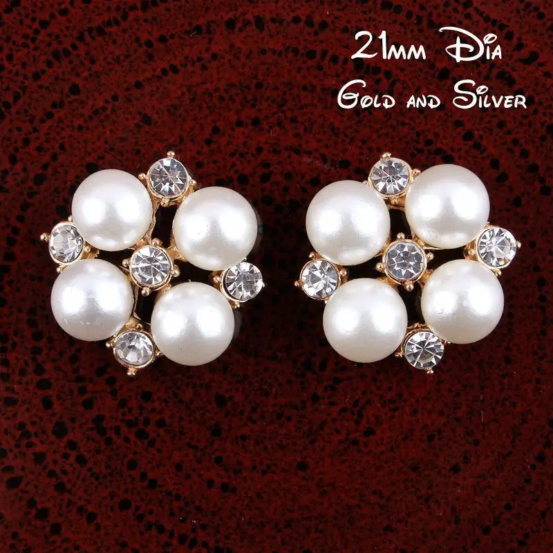 50 шт. стразы жемчужные пуговицы с плоской задней частью хрустальные декоративные