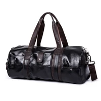 vintage oil wax leather handbags for men large capacity portable shoulder bags mens fashion travel bags package