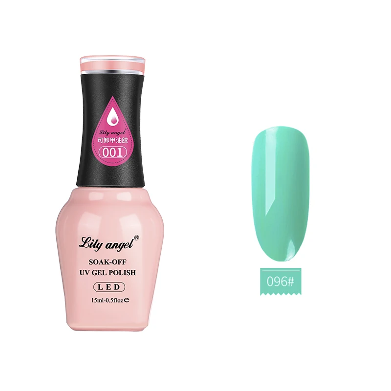 96 Lily Angel УФ-гель для ногтей 15 мл Nude Soak Off отполированный Гель-лак Декоративный Лак для ногтей 140 Цветов 73-108 - Цвет: 96