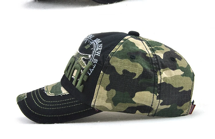 Рыболовные кепки унисекс бейсболки спортивные кепки Snapback Промытые хлопковые регулируемые Snapback вышитые шляпы водителя грузовика