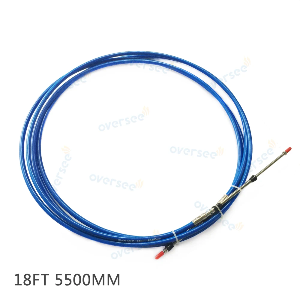 OVERSEE Outboard Throttle Shift Cable Remote Control Box 18 Ft For Yamaha Tohatsu Engine | Автомобили и мотоциклы
