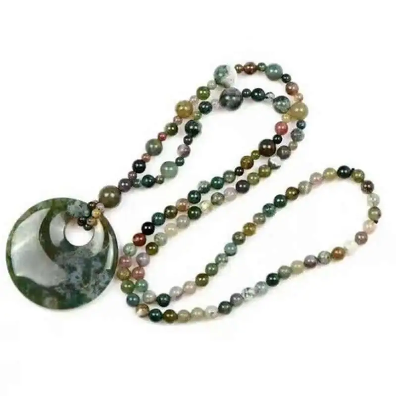 Natural A Grade Green Jadeite Necklace Pendant Beads | Украшения и аксессуары