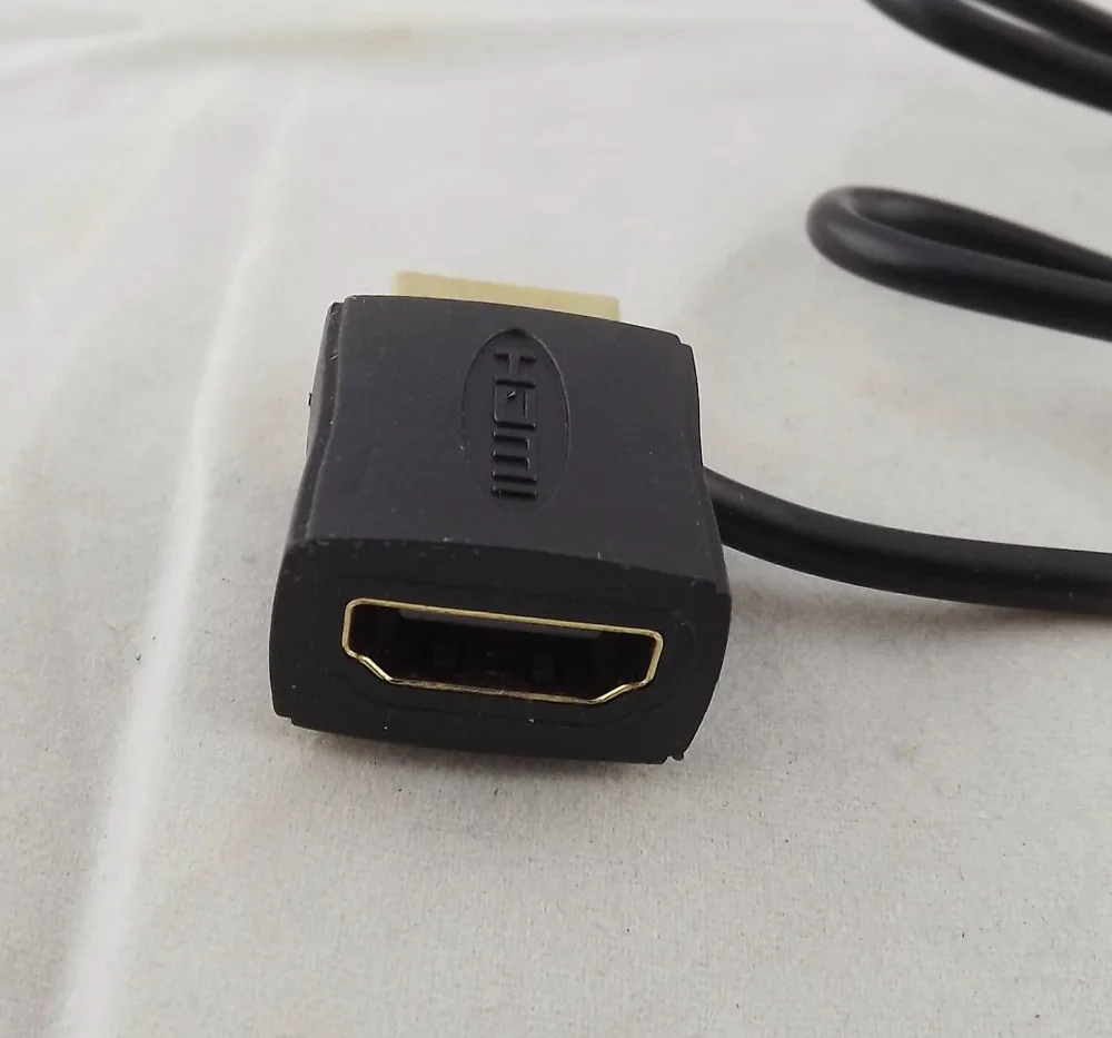 1 шт. HDMI штекер к гнезду A/V адаптер + USB 2 0 источник питания зарядное устройство