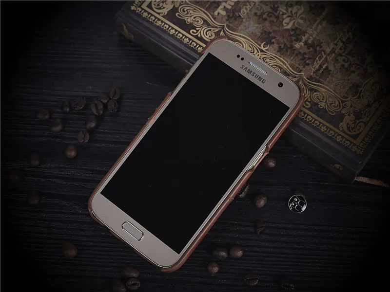 Кожаный чехол Beworlder для Samsung Galaxy S7 Edge задняя крышка винтажные сумки телефона слот