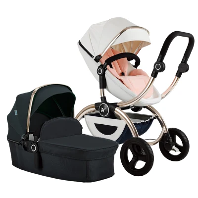 Коляска Babyfond 3 в 1 Роскошная детская коляска с высоким ландшафтом двусторонняя