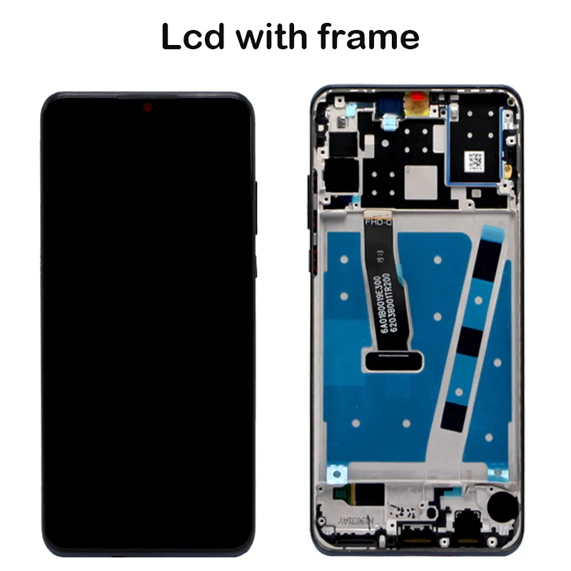 Оригинальный ЖК дисплей для Huawei P30 lite сенсорный экран с рамкой дигитайзер в сборе