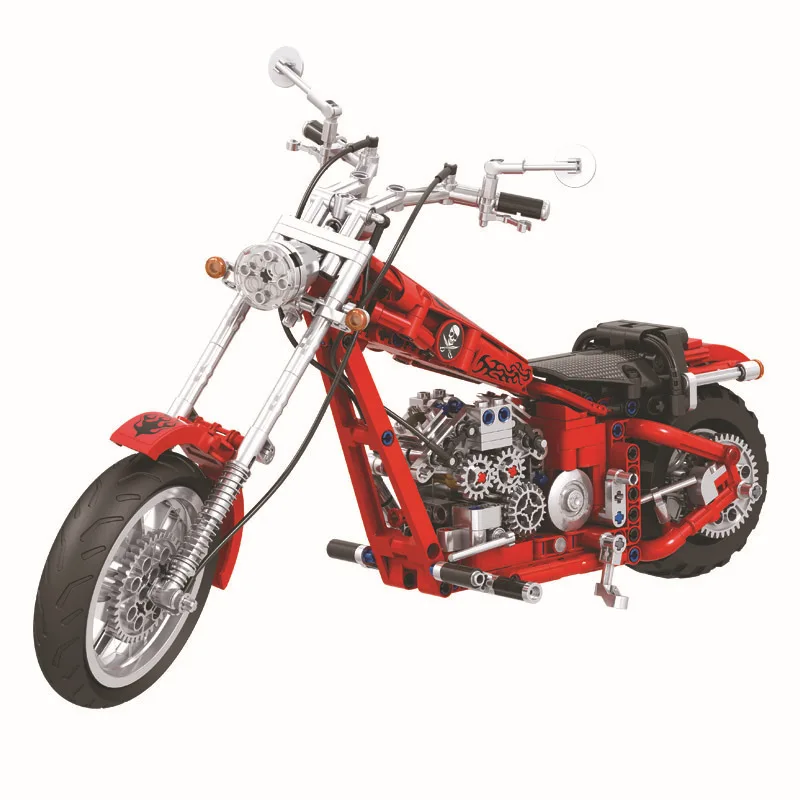 Winner Technic серия строительные блоки кирпичи 568 шт круиз Мотоцикл Классический