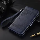 Кожаный чехол-книжка с ремешком для ZTE Blade A7 Vita, чехлы с цветочным принтом, 100% специальный чехол-бумажник с подставкой