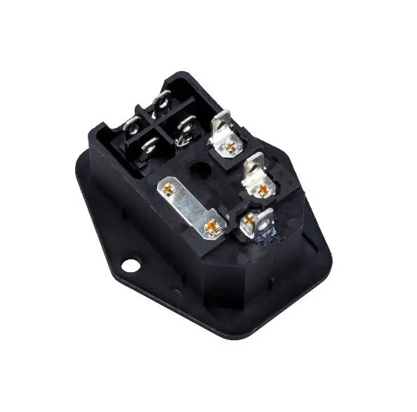 NEW 10A 250V Inlet Module Plug Fuse Switch Male Power Socket 3 Pin IEC320 C14 | Electrical Sockets