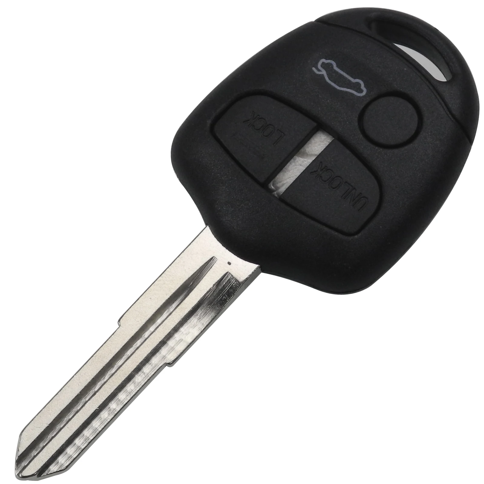 Jingyuqin 3 Buttons Car Key Shell Case Cover for Mitsubishi Pajero Sport Outlander Grandis ASX Remote Left Blade Styling | Автомобили и