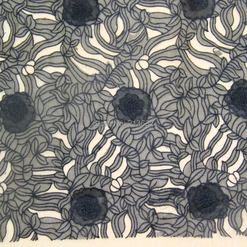 POp46 тюль из органзы вуаль текстиль вышивка оптовая продажа компьютерная