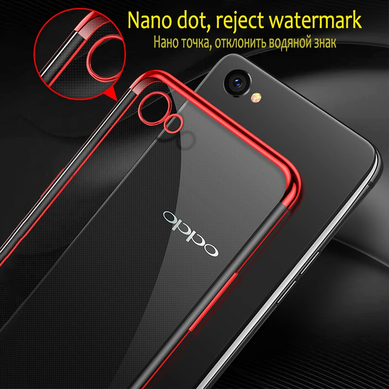 JCDA Чехлы для oppo a3 крышка Luxe Мягкие TPU Galvaniseren Сияющий Gevallen Voor случае transparante
