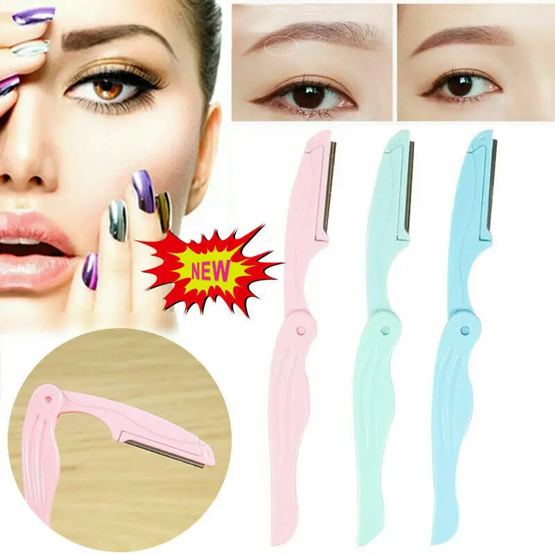 Комплект из 2 предметов бровей Триммер для формирователь Dermaplaning безопасный