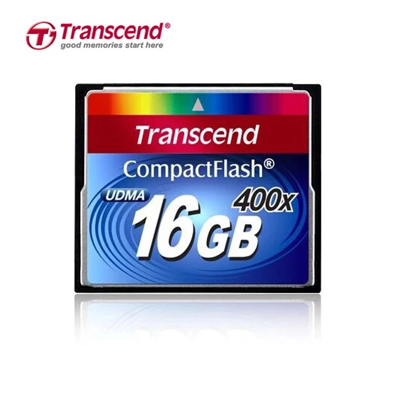 100% оригинал карта Transcend 400X CF реальная емкость 32 ГБ профессиональные карты памяти