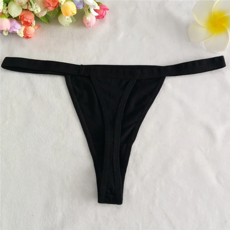 Women's Cotton G-String Thong Panties String T Back Underwear Women Briefs Sexy Lingerie Pants Intimate Ladies Letter Low-Rise | Женская