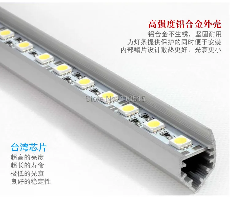 5050 из светодиодов бар лёгкие 2 шт. / lot белый тёплый 36 светодиоды M SMD шкаф жёсткий