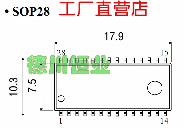 

300Mil Wide Body Sop28 Flip Carrier With Plate Soic28 Fp28 Test Seat Detection Seat