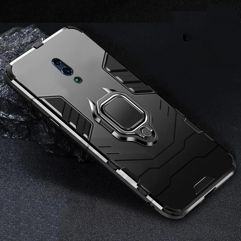Чехол для OPPO Reno кольцевой держатель армированный бампер задняя крышка 10x zoom