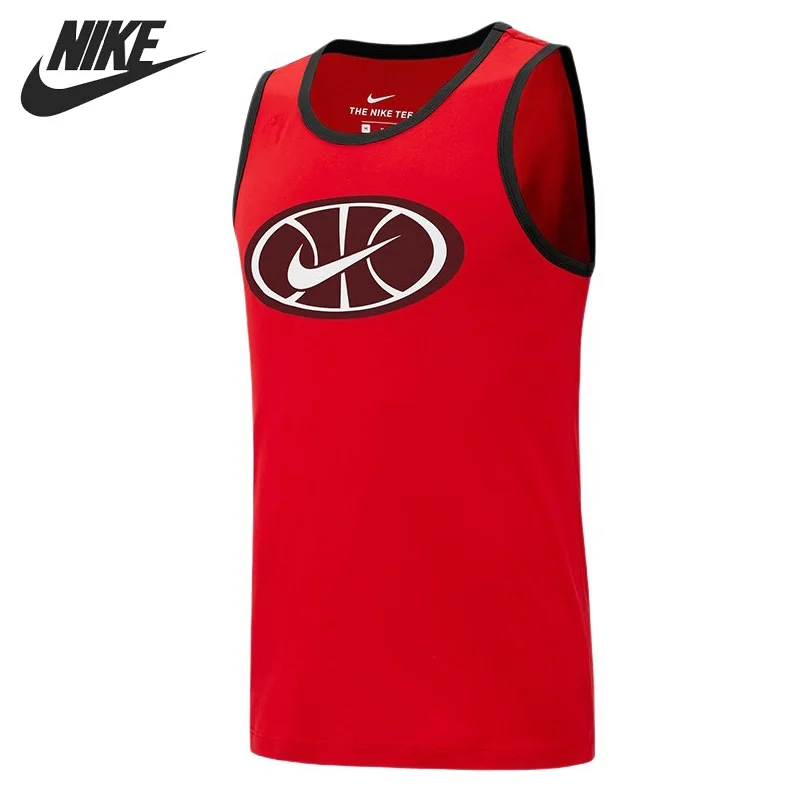 Новое поступление оригинальных мужских футболок NIKE AS M NK DRY TANK BBALL 1 спортивная