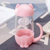 new style mugstea strainer cat monkey tea infuser cup grasses mug teapot teabags for tea coffee filter drinkware kitchen tools