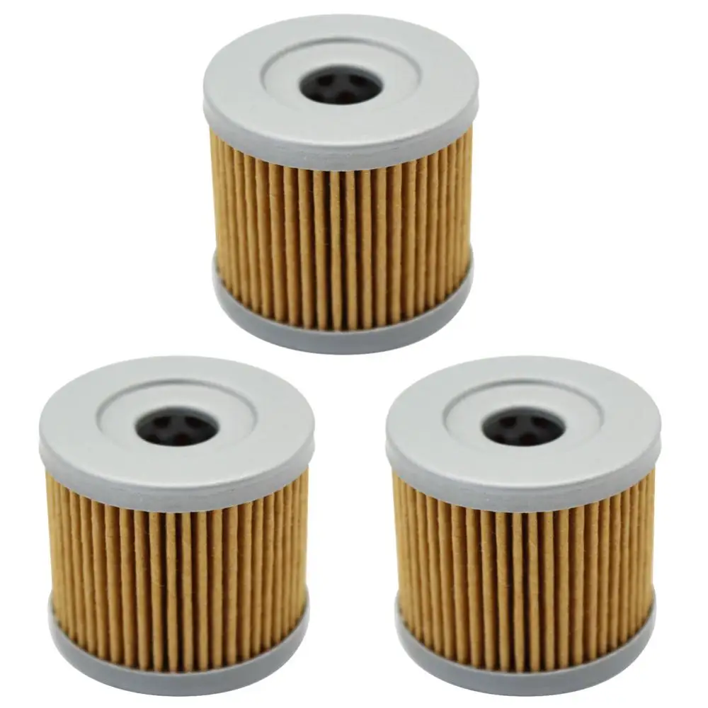 Cyleto масляный фильтр для SUZUKI DR125 1982-1985 DR 125 SM 2007-2009 GN125 GN 125 1982-2000 GS125 GS 125 1983-2000 LT185 1984-1987 - Цвет: 3pcs-yellow