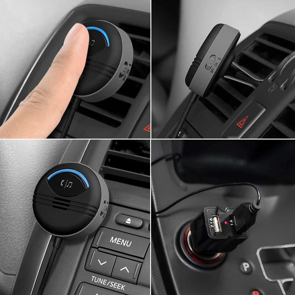 Автомобильный комплект громкой связи Auto Connect AUX Bluetooth версия 4 1 встроенный чип