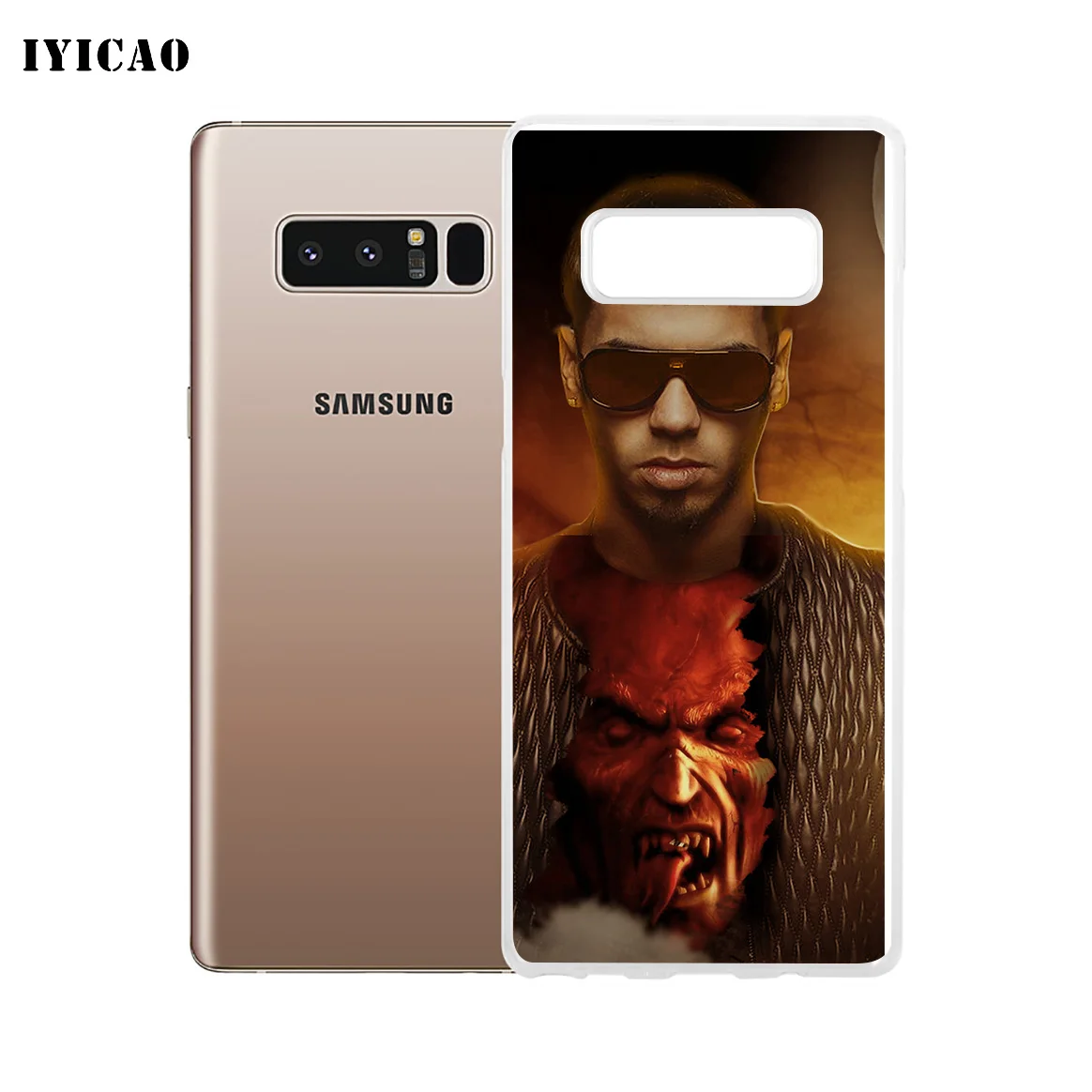 IYICAO Anuel aa Ozuna хип-хоп Мягкий силиконовый чехол для телефона Samsung A5 A6 Plus A7 A8 A9 J3 J5 J7 Note