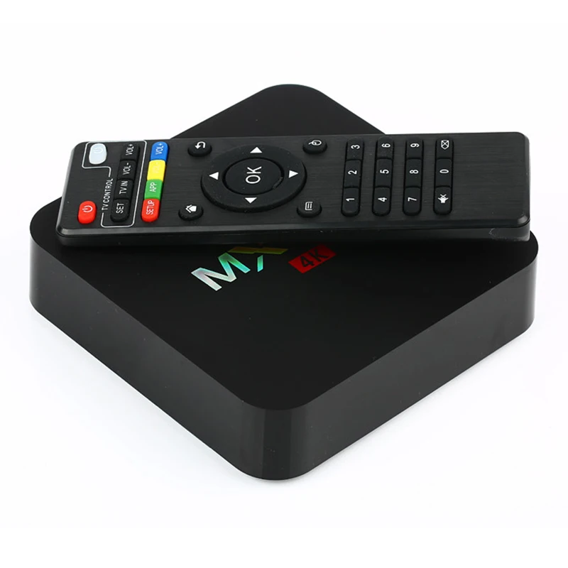 Умная ТВ приставка Amlogic S905W 10 шт. Android 7 1 четырехъядерный процессор 2 4G Wi Fi HD 0