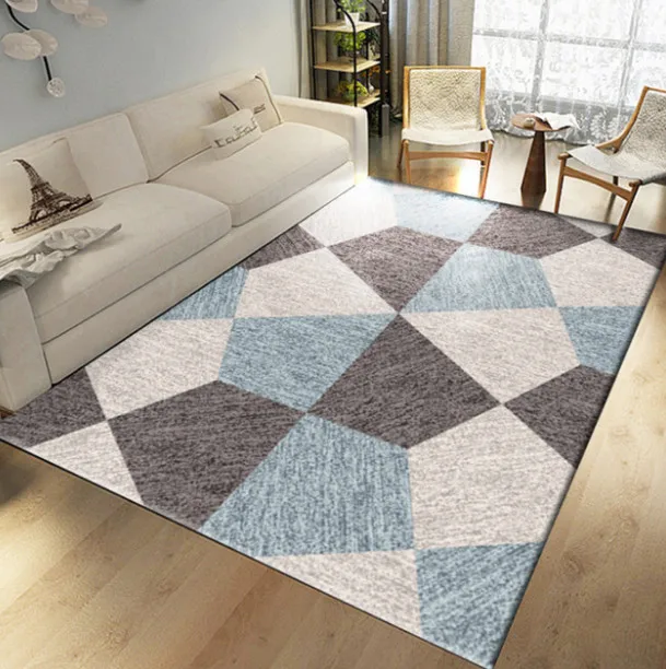 Модный современный металлический золотой ковер черный геометрический для двери