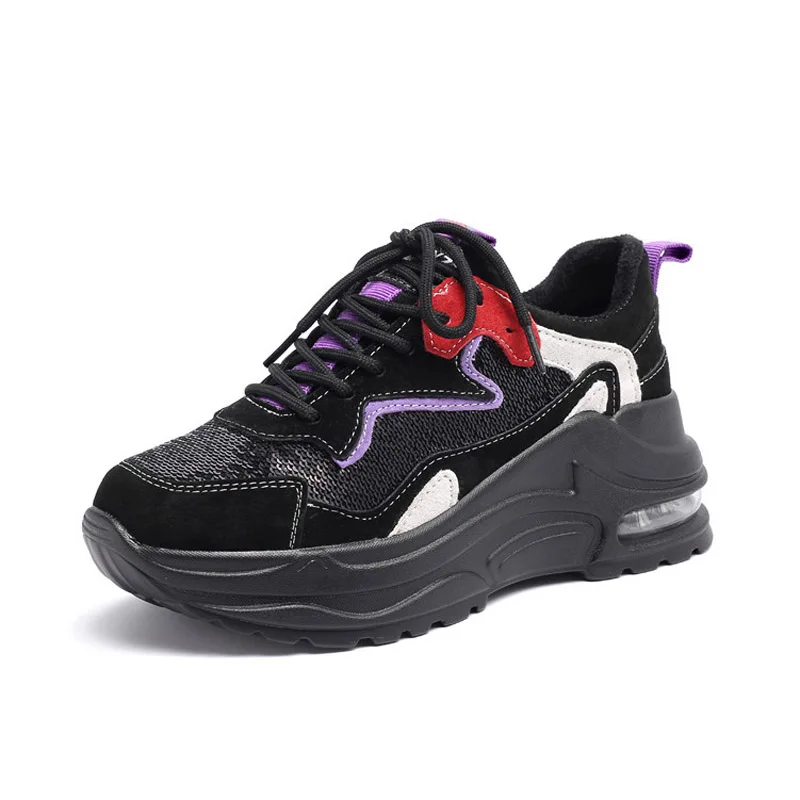 Zapatos de mujer Повседневная обувь Женские модные брендовые кроссовки на платформе