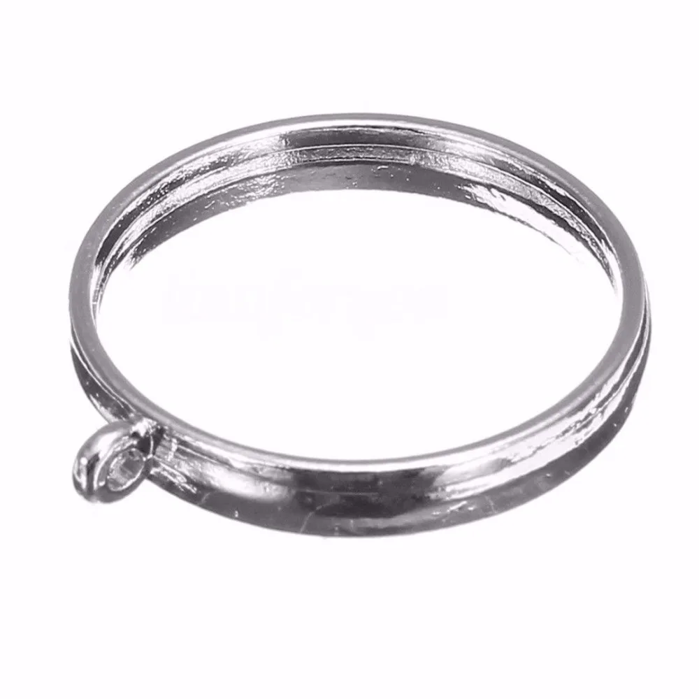 Лот 10 шт. 25 мм кулон в виде блюдца Круглый Кабошон Установка пустой ободок основа