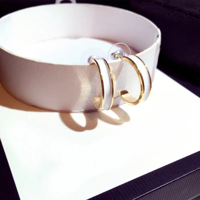 Новые модные серьги высокое качество цветные для женщин Золотые белые свадебные