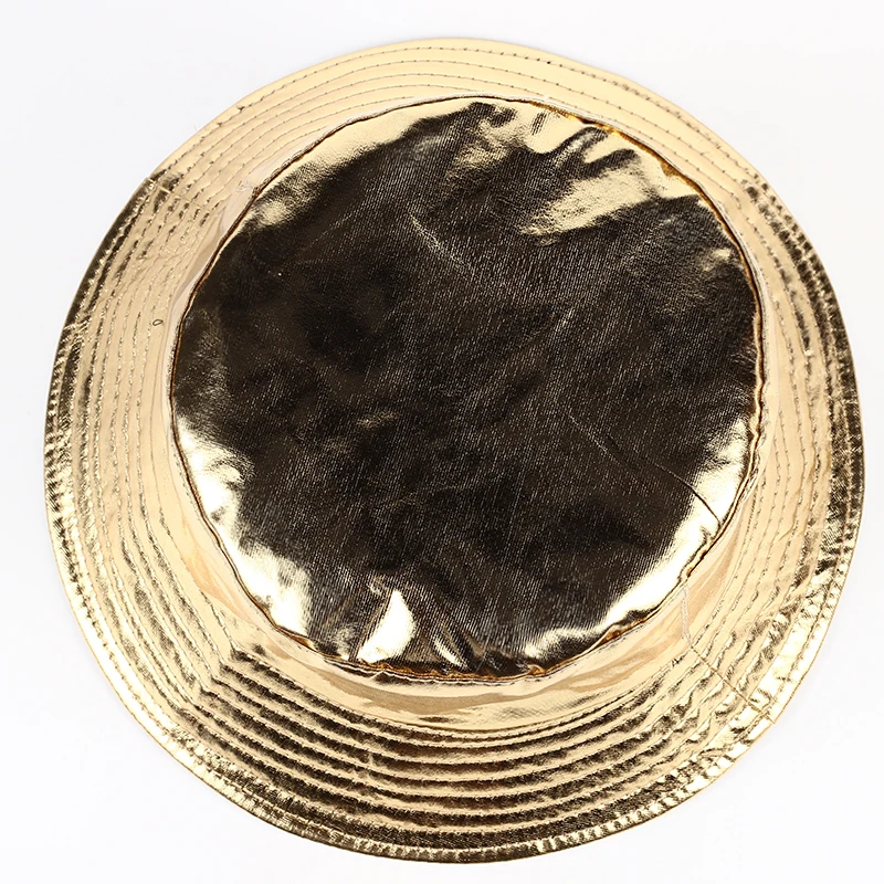 Панама VORON Мужская/женская из ПУ кожи модная в стиле хип-хоп кожаный головной убор