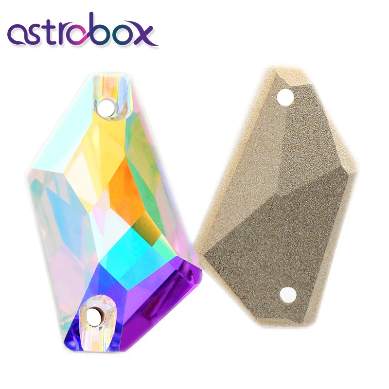 Astrobox коллекция пришивные камни K9 стекло De Art Форма Кристалл AB Свободные Стразы