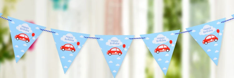 Эломан Радуга автомобиль baby shower бумага висит флаг день рождения задний план аксессуары вечерние вечеринок
