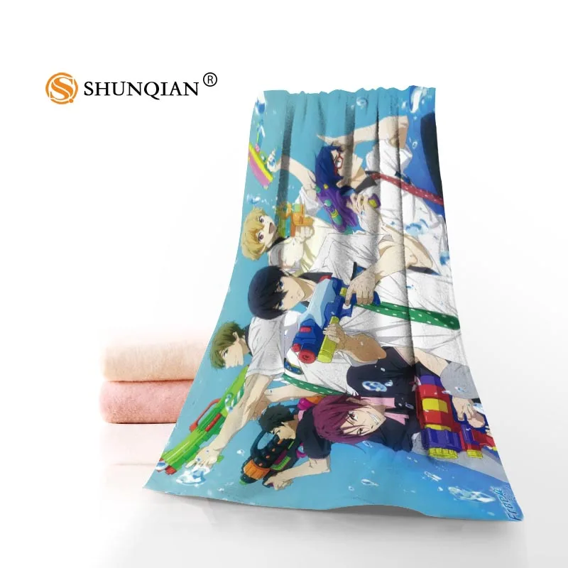 Новый пользовательский бесплатно! Вечное лето полотенце с принтом Хлопковое