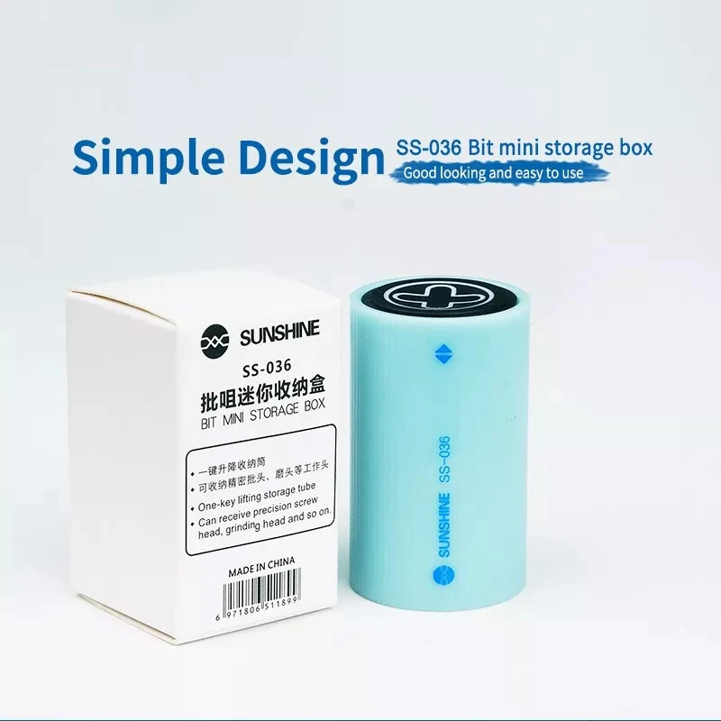 SUNSHINE Mini Receiving Box Screwdriver Batch Head Magnetic Storage Tool For Electric Precision Set Etc | Инструменты
