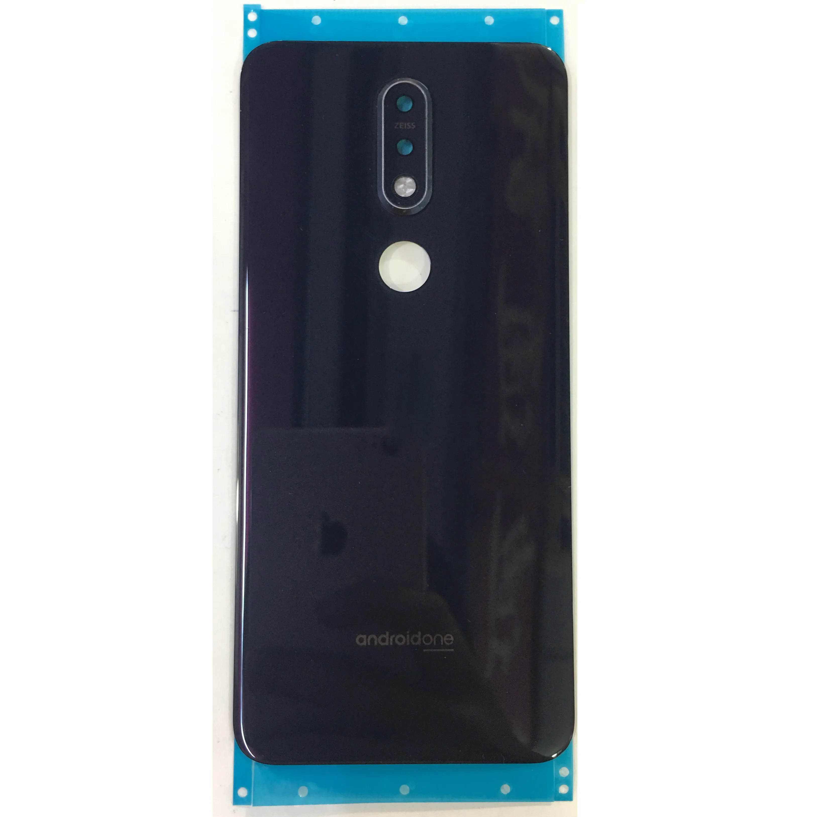 Чехол для Nokia 7,1 С Батарейным корпусом, Задняя стеклянная крышка, чехол на заднюю панель, Замена для Nokia 7,1 с объективом камеры и логотипом