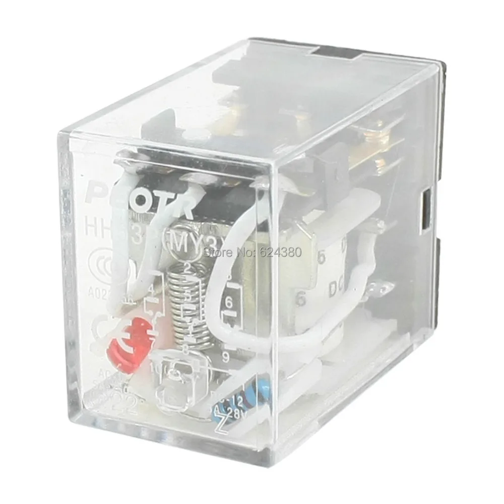 Оптовая продажа розничная катушка DC 6V 5A 250V AC/28 V 3PDT 3P2T 11 Pin реле электромагнитной