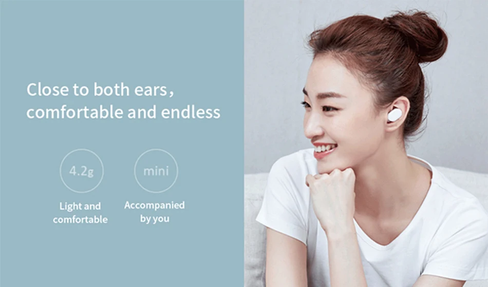 Xiao mi AirDots Молодежная версия TWS Bluetooth 5,0 гарнитура беспроводные стерео mi ni наушники-вкладыши с mi c наушниками