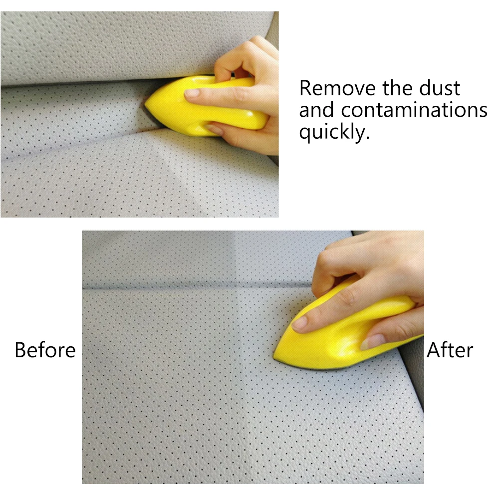 

Detailing Brush Interior Car Brushes Washing Tool For Car Seat Auto Care PU or Genuine Leather Cleaning Accessory Plastic Handle