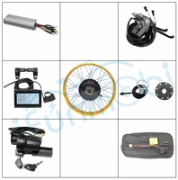 ebike kit 36v 48v 500w fat tire rear wheel electric bicycle conversion kit 9mosfet 25a controller 20 26 with lcd3 display pas