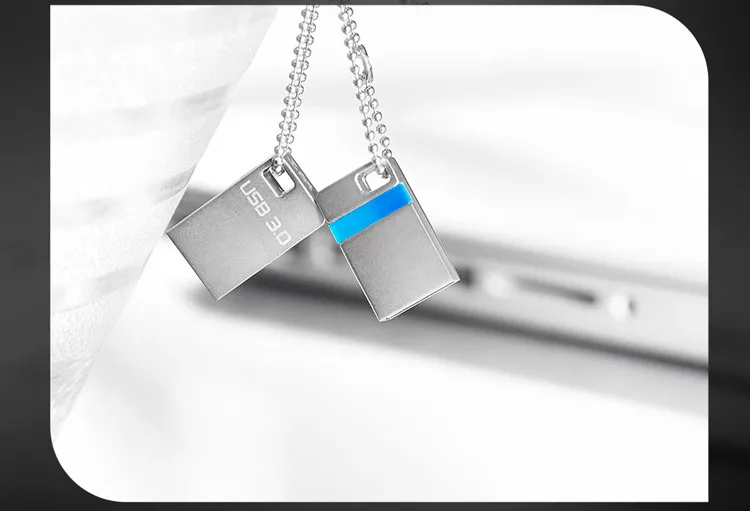 Высокоскоростной Mini USB 3.0 Flash Drive 32 ГБ 16 ГБ Memory Stick Водонепроницаемый Крошечные металлические флэш-Накопитель USB 8 ГБ Диск U Диск+ OTG адаптер флешка